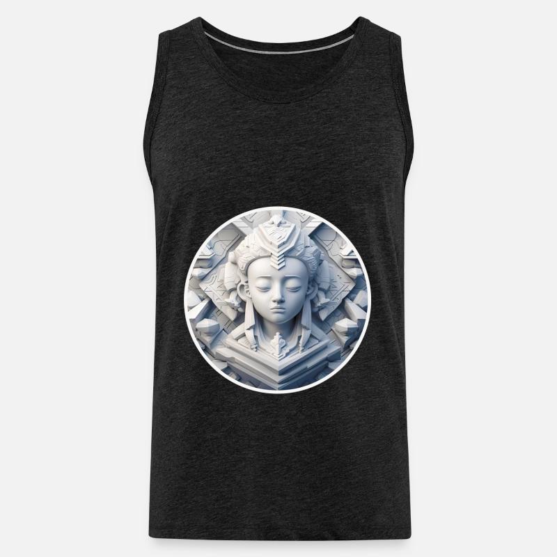 Mind 01 - Männer Premium Bio Tank Top - Anthrazit