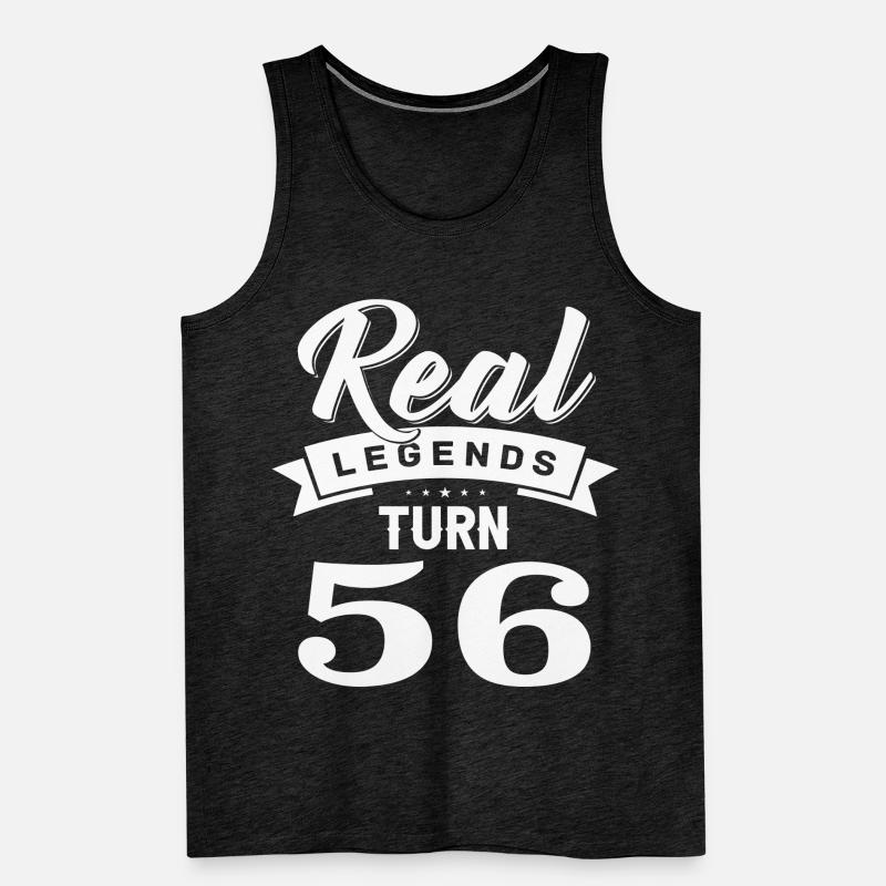Echte Legenden werden 56, 56 Geburtstag Männer Premium Bio Tank Top