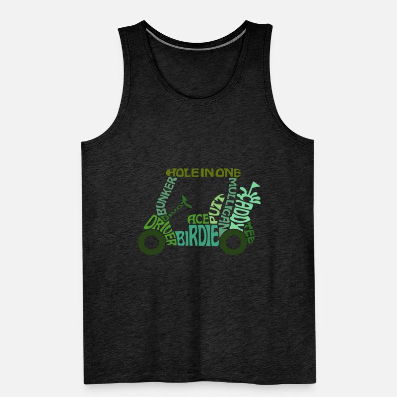 Golf Golf Golf-Begriffe Männer Premium Bio Tank Top