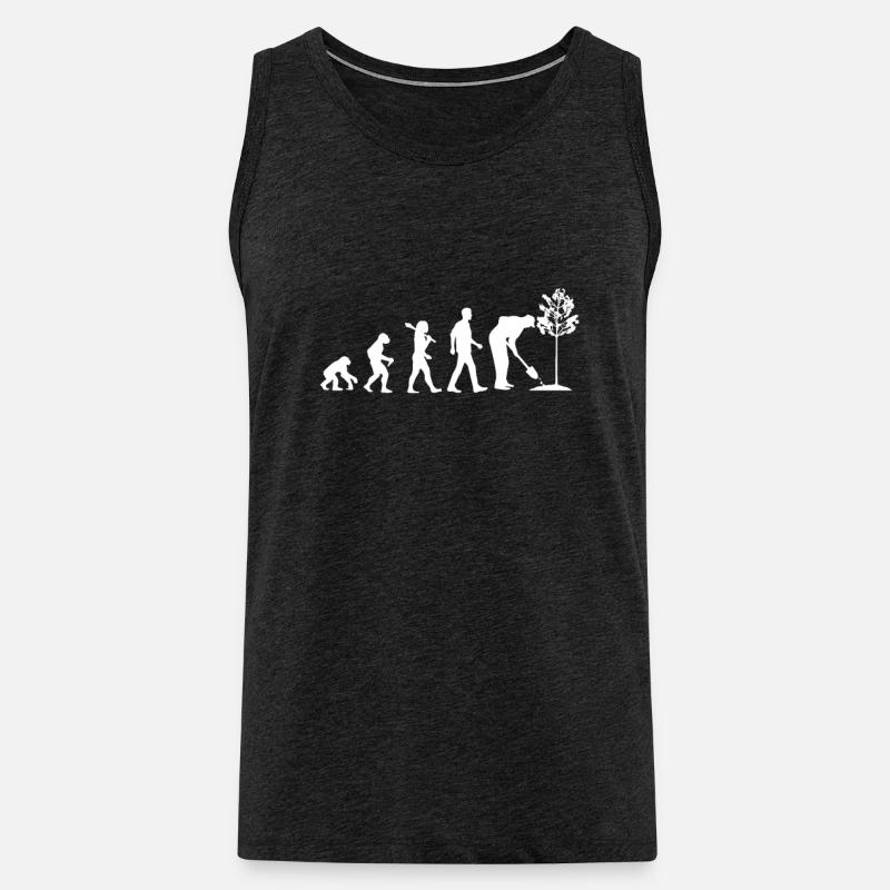 Ecologist Evolution - Männer Premium Bio Tank Top - Anthrazit
