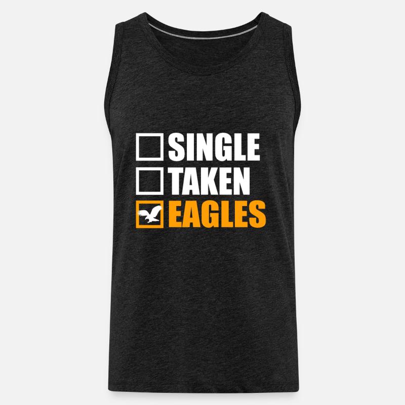 adelaar, eagle, aigle - Männer Premium Bio Tank Top - Anthrazit