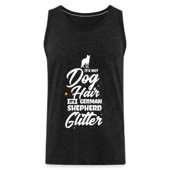 Schäferhund Design für einen Hundebesitzer - Männer Premium Bio Tank Top - Anthrazit - Vorne - AI Model Male 185 dark (185cm)