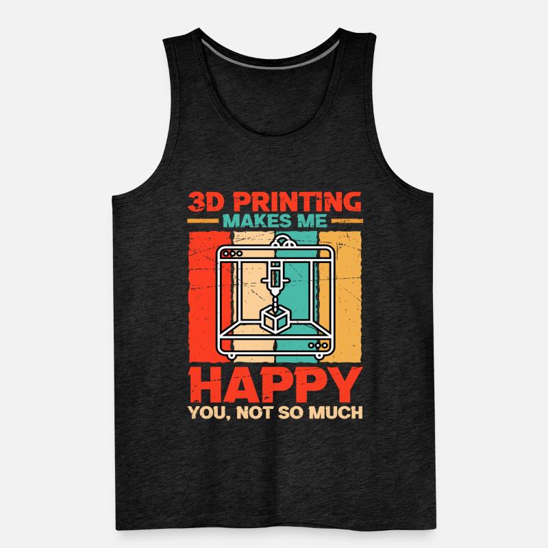 3d Print Printer 3d Printer Printing Gift Men's Premium Organic Tank Top