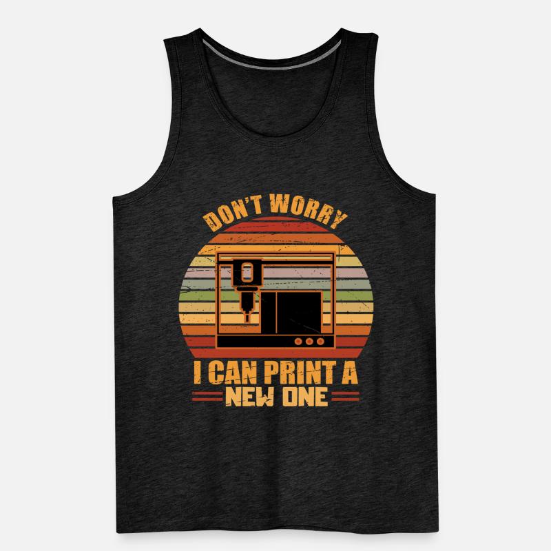 3d Print Printer 3d Printer Printing Gift Men's Premium Organic Tank Top
