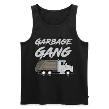 Garbage Truck Garbage Recycling Garbage Collection Garbage Man - Men's Premium Organic Tank Top - charcoal grey - Front - Alexander (188cm)