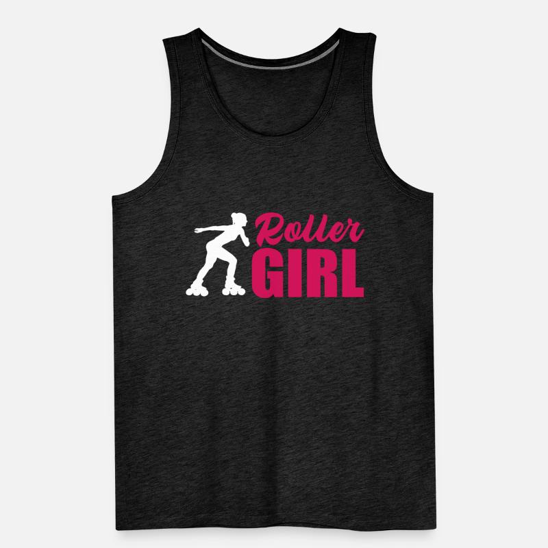 Inline Skater Inline Skating Inliner Rollerblades Men's Premium Organic Tank Top