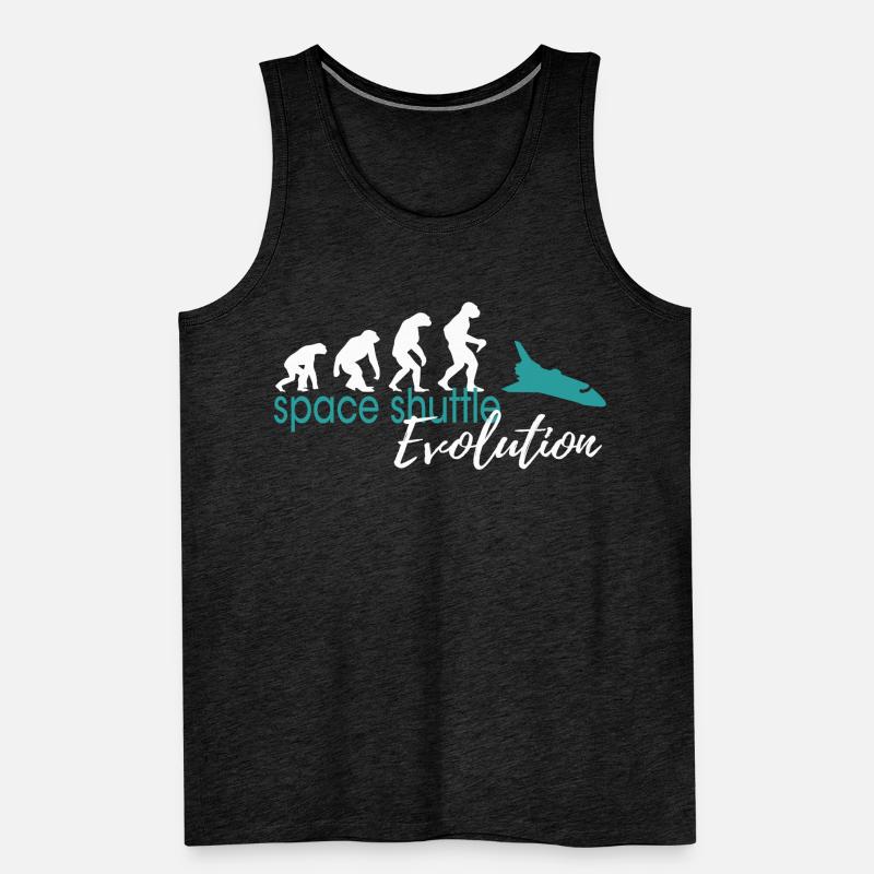 Space Shuttle Evolution Männer Premium Bio Tank Top