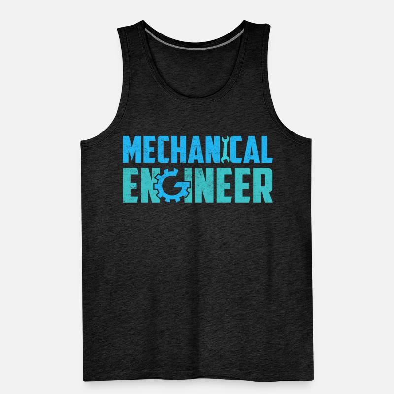 Mechanics Engineer Mechanical Engineering Men's Premium Organic Tank Top
