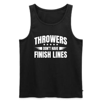 Leichtathletik Event Sport Diskutiere Wurflegende - Männer Premium Bio Tank Top - Anthrazit - Vorne - AI Model Male 185 dark (185cm)