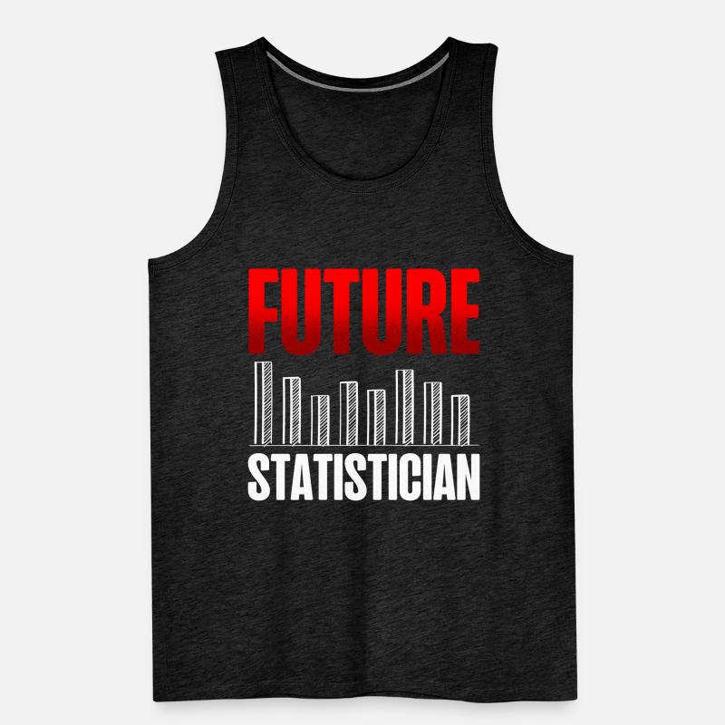 Future statistician Statistical data analysis Men's Premium Organic Tank Top