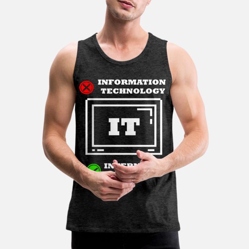 Internet-dinge Computerprogrammierer Tech Savy It Männer Premium Bio Tank Top