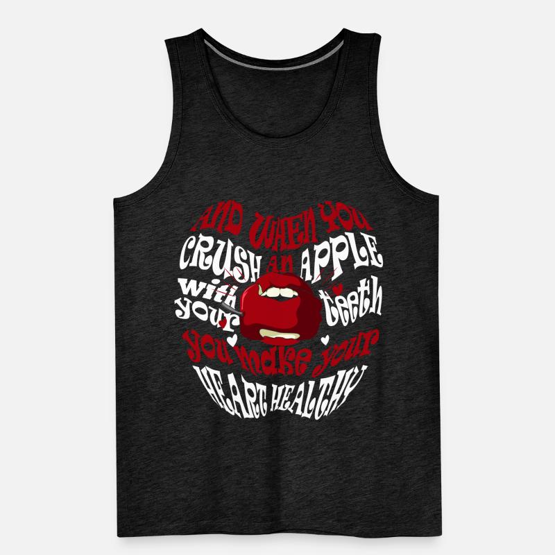 Apple Picker Apple Squad Fruit Lovers Men's Premium Organic Tank Top