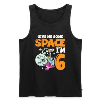 Gib Mir Etwas Platz, Ich Bin 6 Astronauten Alles - Männer Premium Bio Tank Top - Anthrazit - Vorne - AI Model Male 185 dark (185cm)
