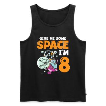 Gib Mir Etwas Platz, Ich Bin 8 Astronaut Happy - Männer Premium Bio Tank Top - Anthrazit - Vorne - AI Model Male 185 dark (185cm)