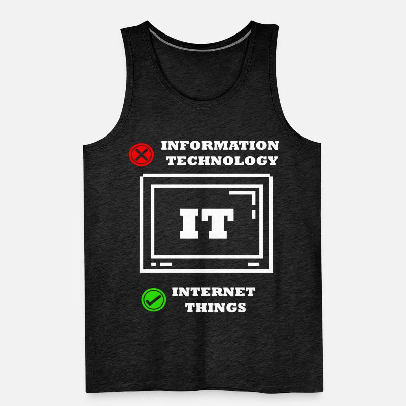 Internet-dinge Computerprogrammierer Tech Savy It Männer Premium Bio Tank Top