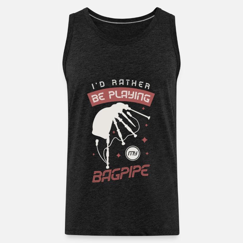 Ich Würde Eher Meinen - Männer Premium Bio Tank Top - Anthrazit