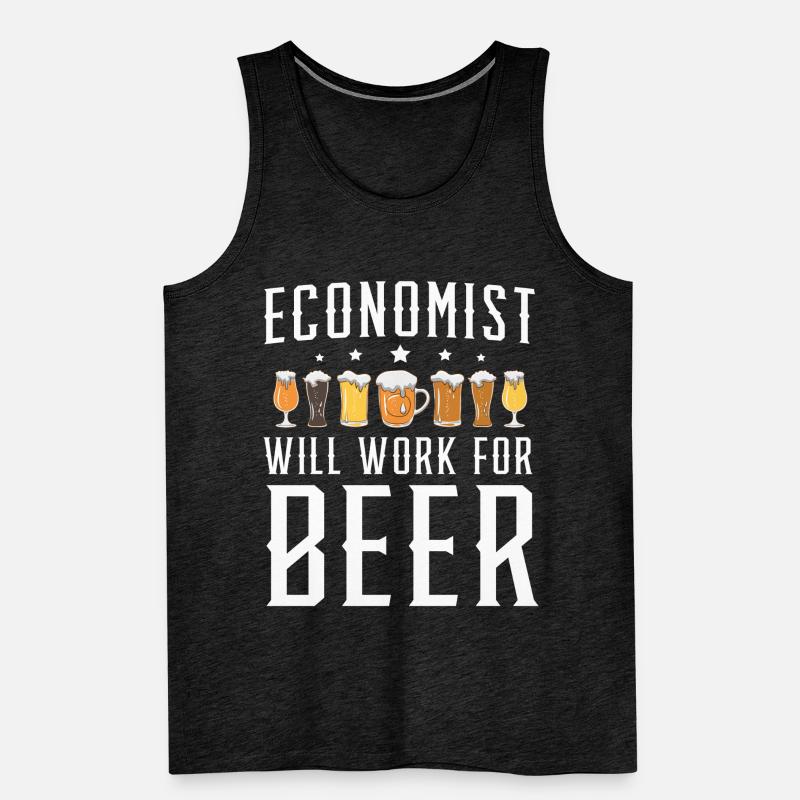 Ökonom Beruf Beruf Wirtschaft Lehrer Wirtschaft Männer Premium Bio Tank Top