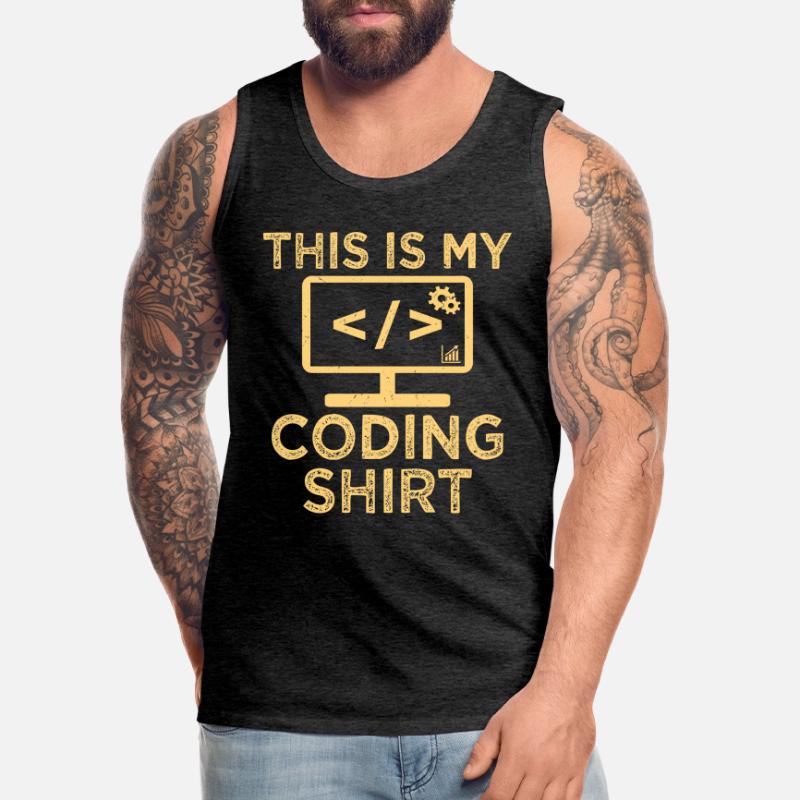Web developer website development Men's Premium Organic Tank Top