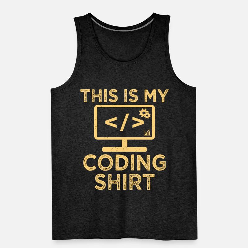 Web developer website development Men's Premium Organic Tank Top