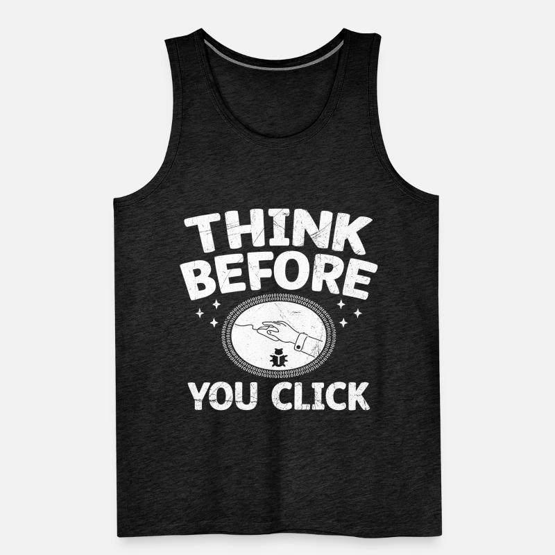 Web developer website development Men's Premium Organic Tank Top