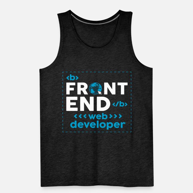 Web Developer Website Development IT Programmer Men's Premium Organic Tank Top