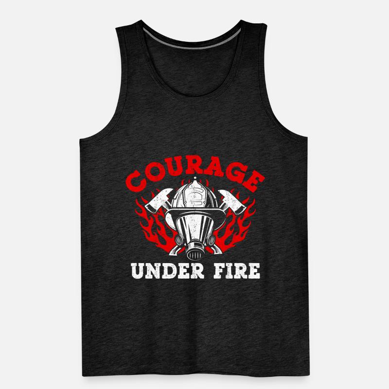 Fire Brigade Fire Brigade Firefighter Fire Brigade Men's Premium Organic Tank Top