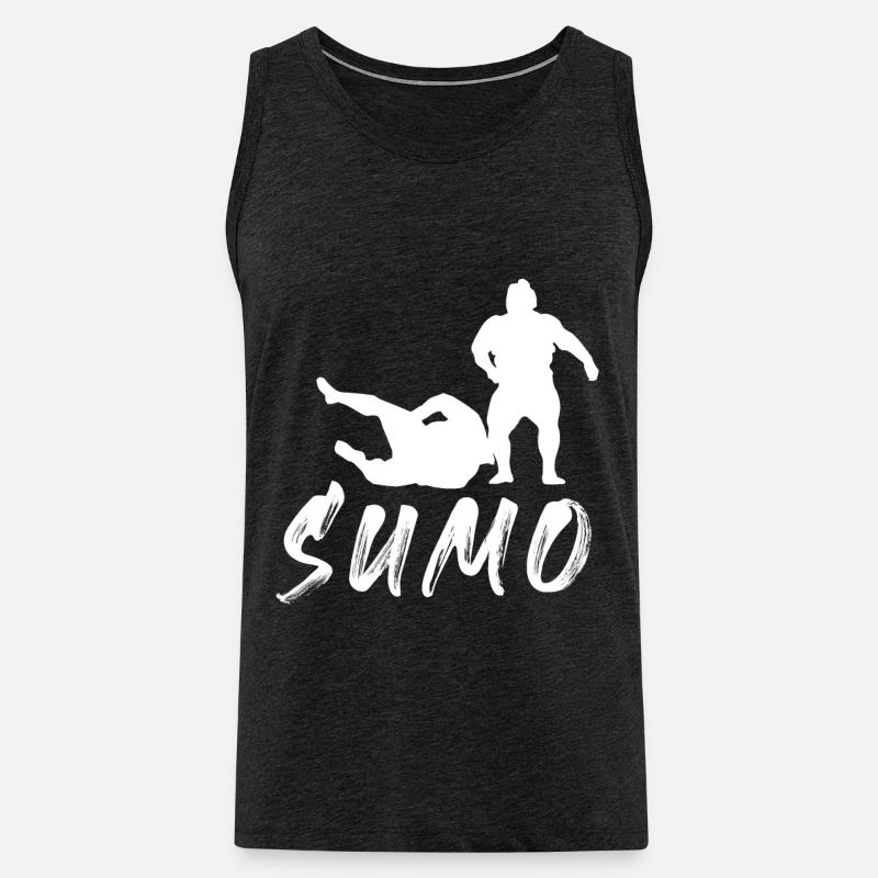 Sumo - Männer Premium Bio Tank Top - Anthrazit