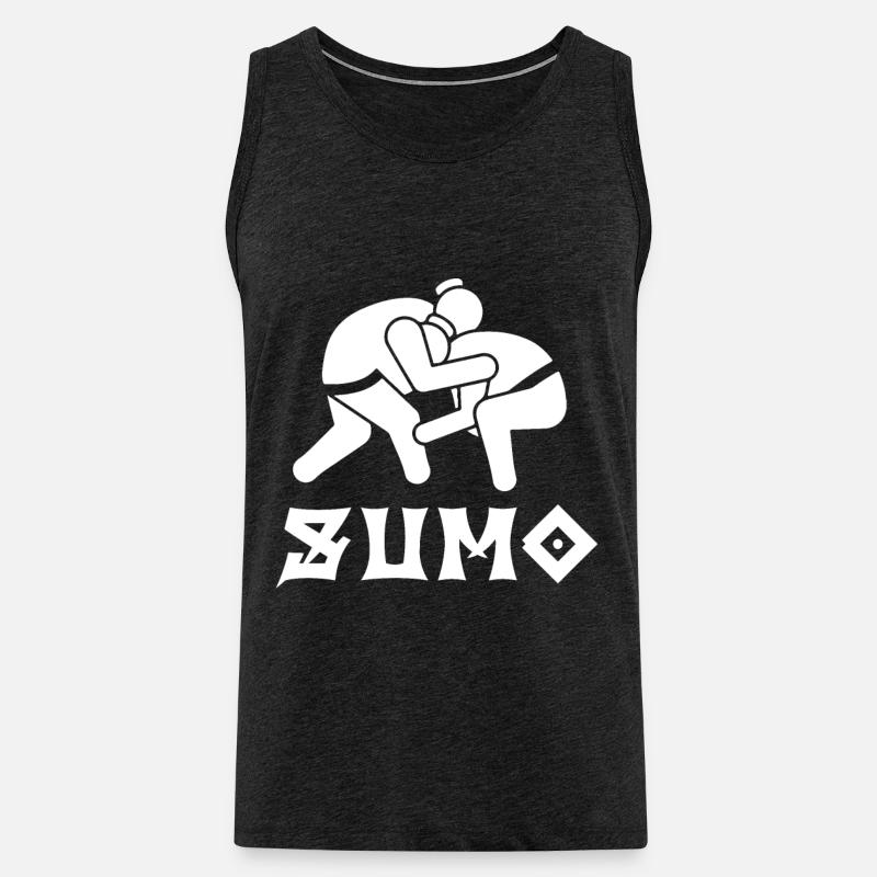 Sumo - Männer Premium Bio Tank Top - Anthrazit