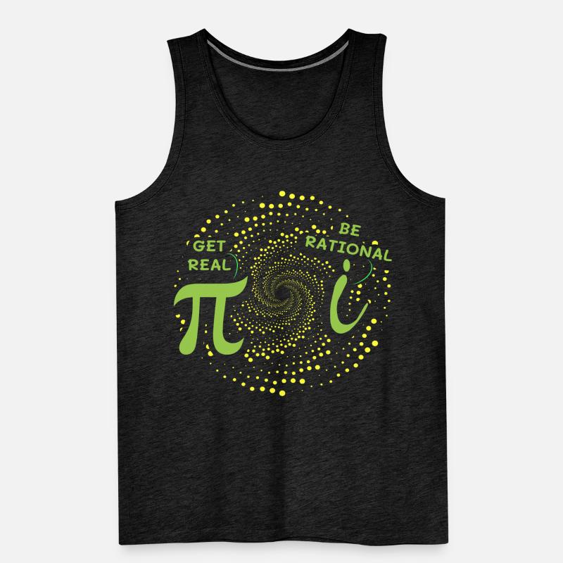 Get Real vs. Be Rational Men's Premium Organic Tank Top