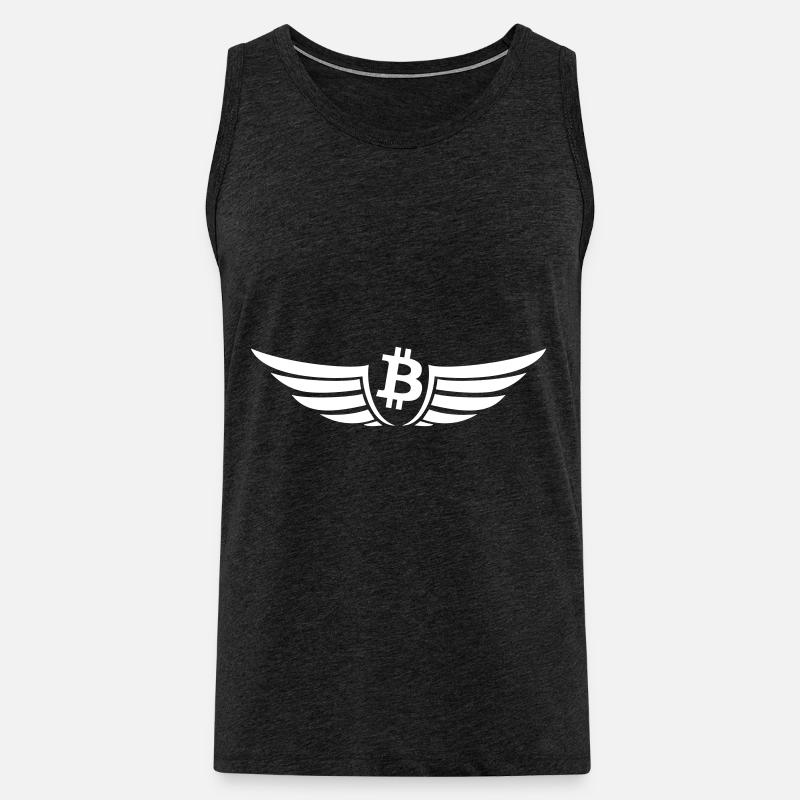 Bitcoin - Männer Premium Bio Tank Top - Anthrazit