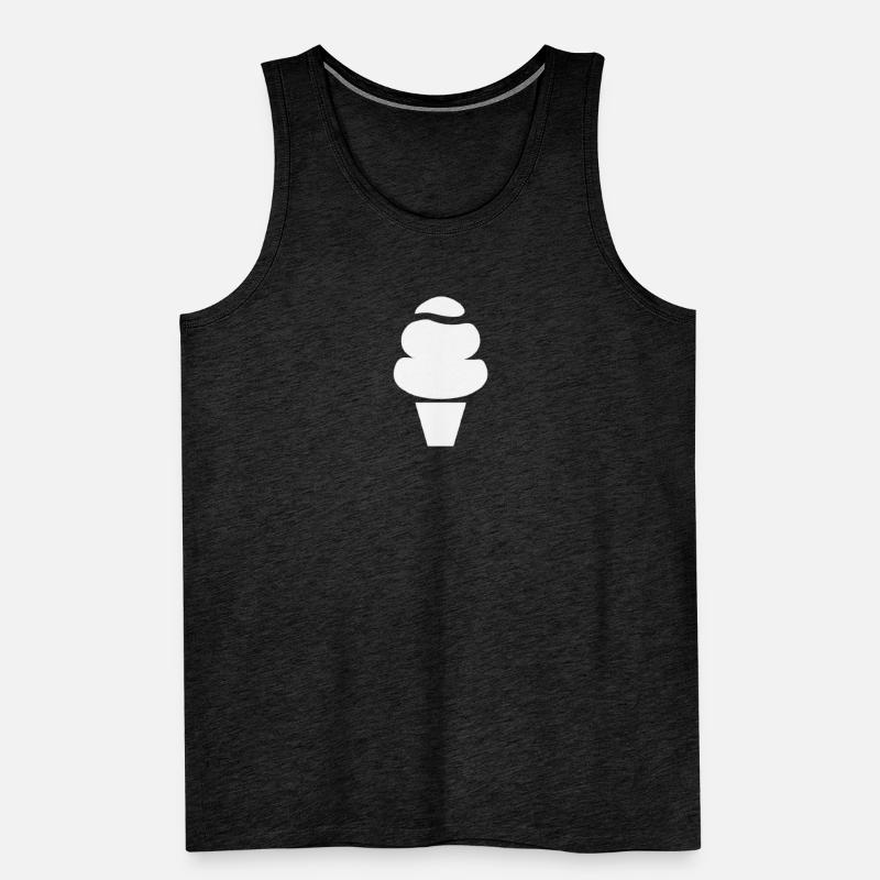 Eis Eiscreme Softeis Geschenkidee Männer Premium Bio Tank Top