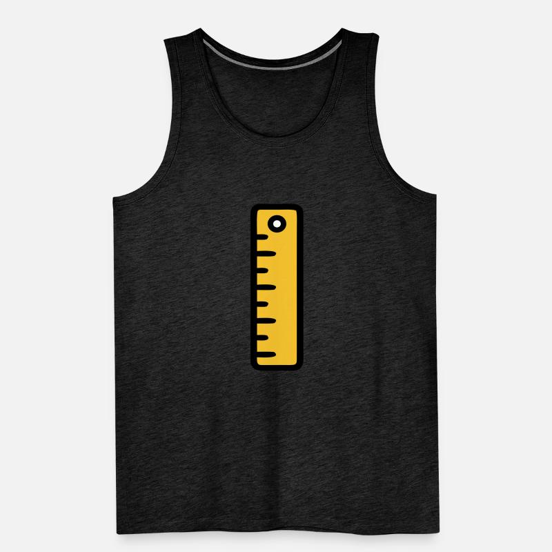 Scale Ruler Tool Office Men's Premium Organic Tank Top