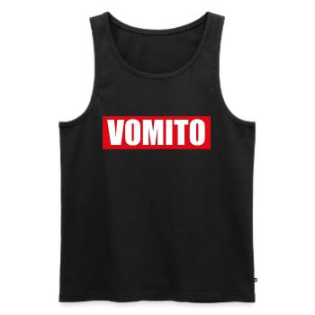 vomito vomis galette soirée alcool - Débardeur bio Premium Homme - charbon - Devant - Alexander (188cm)