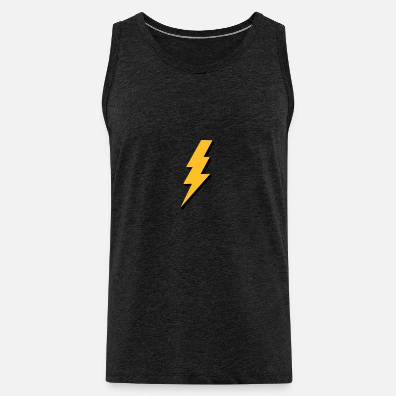blitz3 - Männer Premium Bio Tank Top - Anthrazit