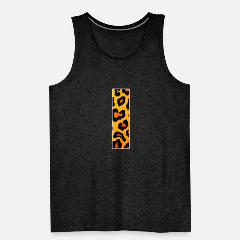 Leopard Shine Pattern Men's Premium Organic Tank Top