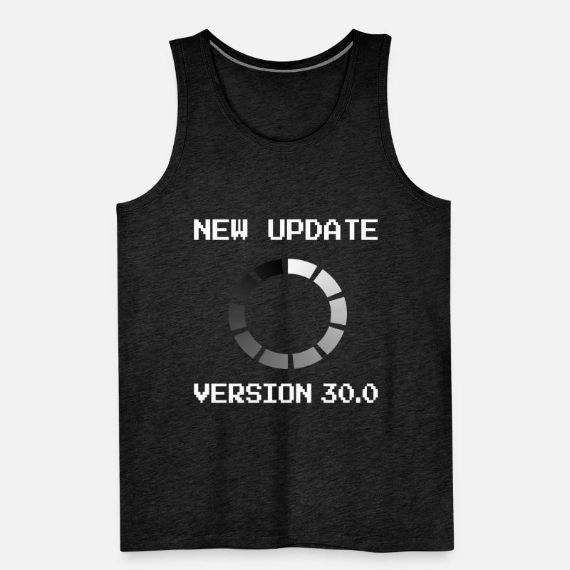 Programmer 30th Birthday informatik Gift Men's Premium Organic Tank Top