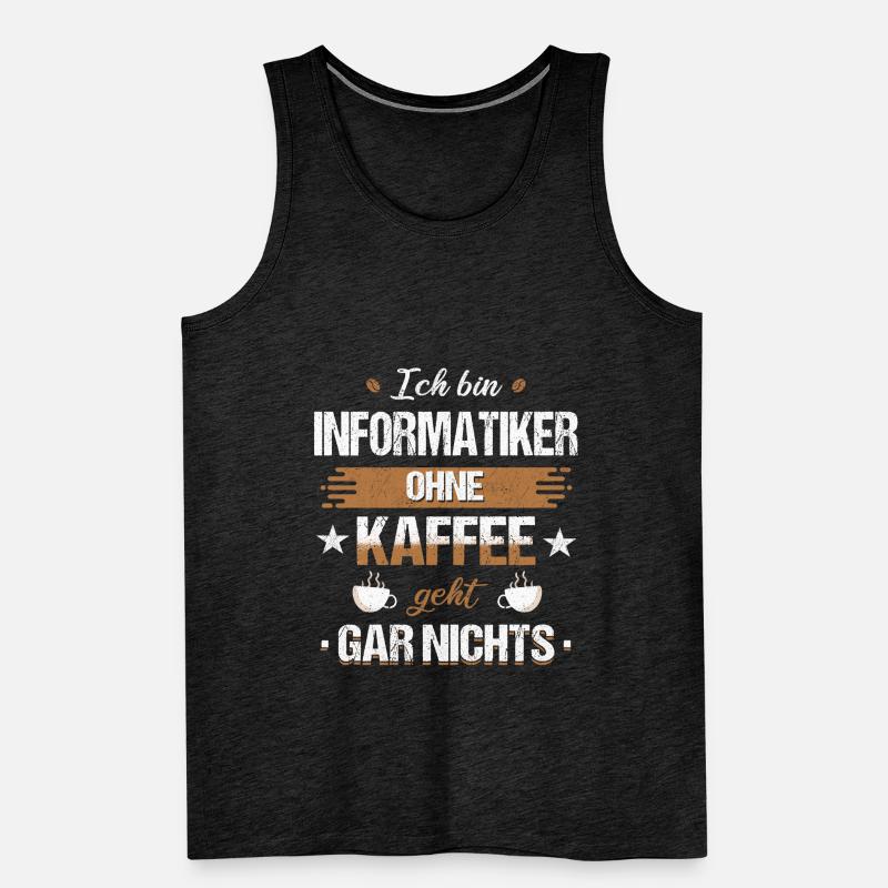 Informatiker Programmierer Informatik Spruch Männer Premium Bio Tank Top