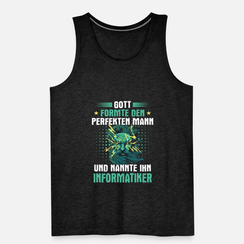 Informatiker Programmierer Informatik Spruch Männer Premium Bio Tank Top