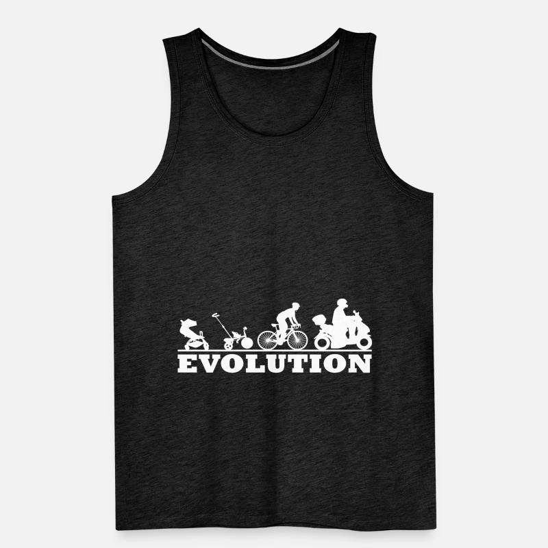 Scooter scooter driver - evolution Men's Premium Organic Tank Top
