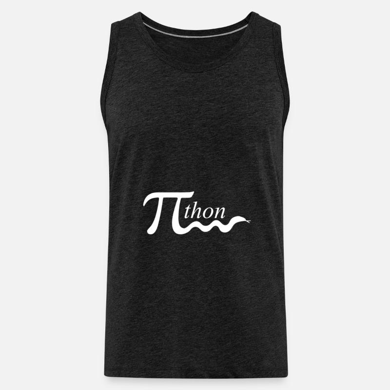 pi python mathewitz - Männer Premium Bio Tank Top - Anthrazit