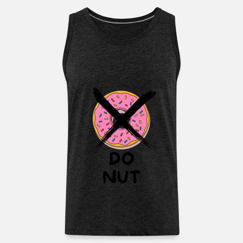 Do_Nut - Männer Premium Bio Tank Top - Anthrazit