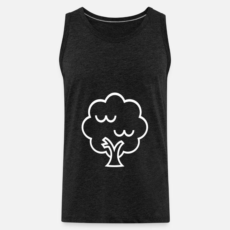 Baum Tree - Männer Premium Bio Tank Top - Anthrazit