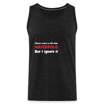 Wasserball - Männer Premium Bio Tank Top - Anthrazit - Vorne - AI Model Male 185 dark (185cm)