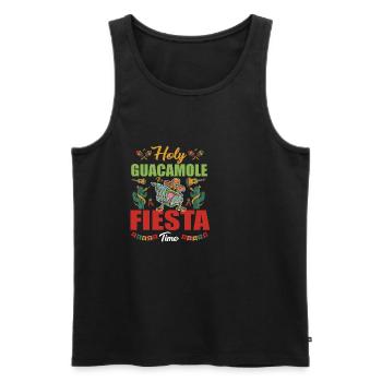 Holy Fiesta Time - Männer Premium Bio Tank Top - Anthrazit - Vorne - AI Model Male 185 dark (185cm)