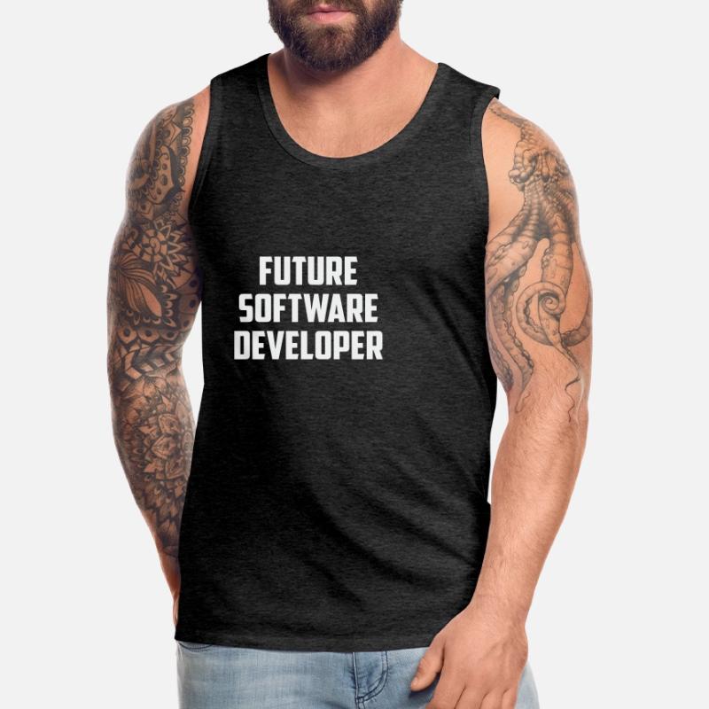 Future Software Developer Computer Nerd Männer Premium Bio Tank Top