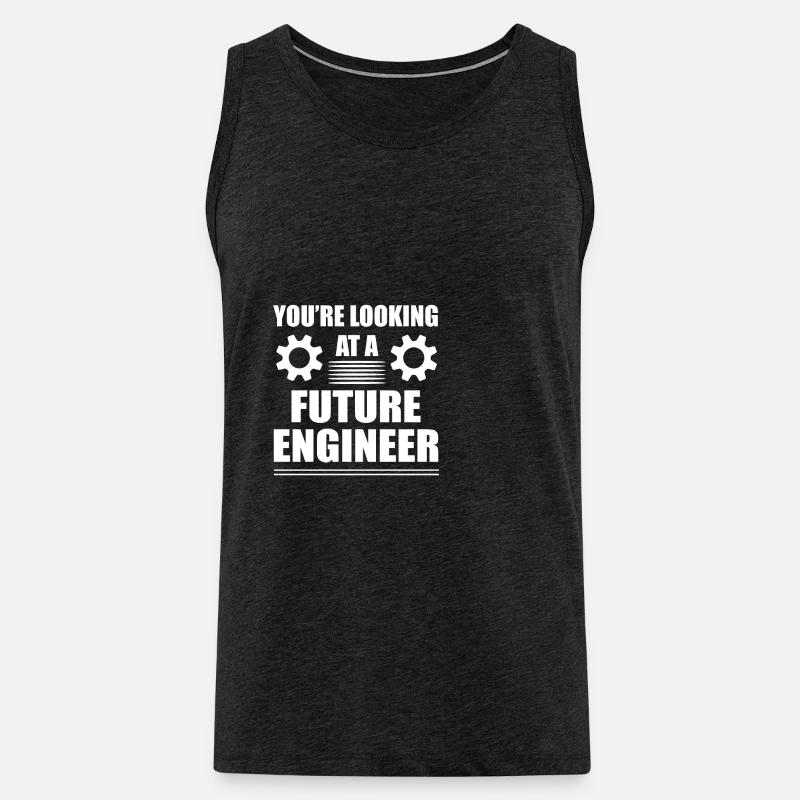 Aspiring Engineer - Männer Premium Bio Tank Top - Anthrazit