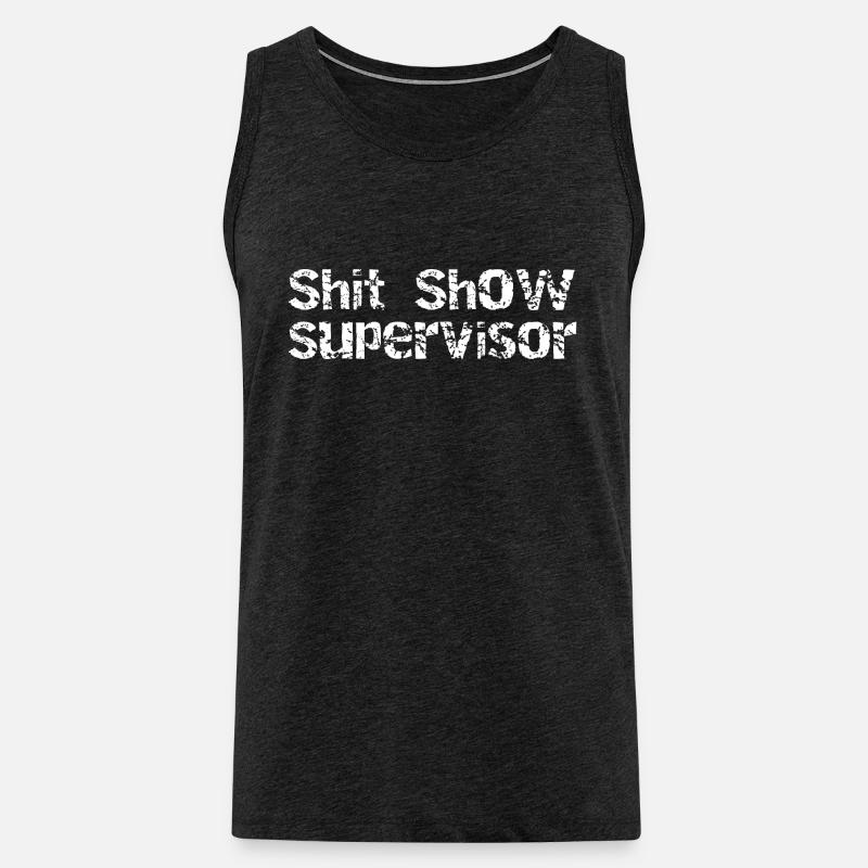 Shit Show Supervisor - Männer Premium Bio Tank Top - Anthrazit
