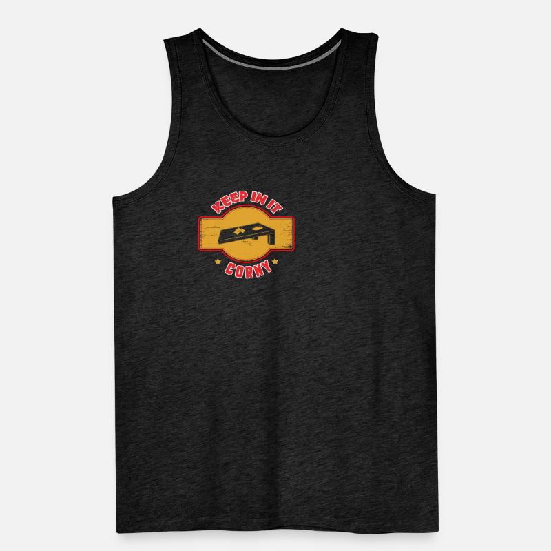 Keep in it corny Cornhole Men's Premium Organic Tank Top