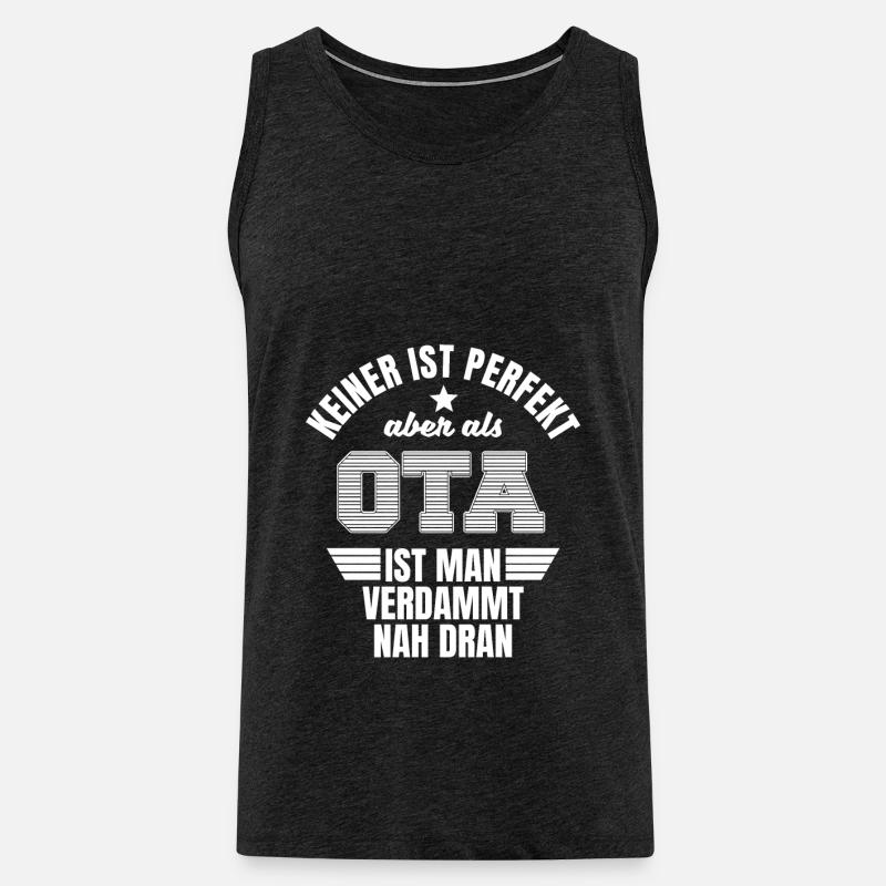 operationstechnischer OP assistent Geschenk - Männer Premium Bio Tank Top - Anthrazit