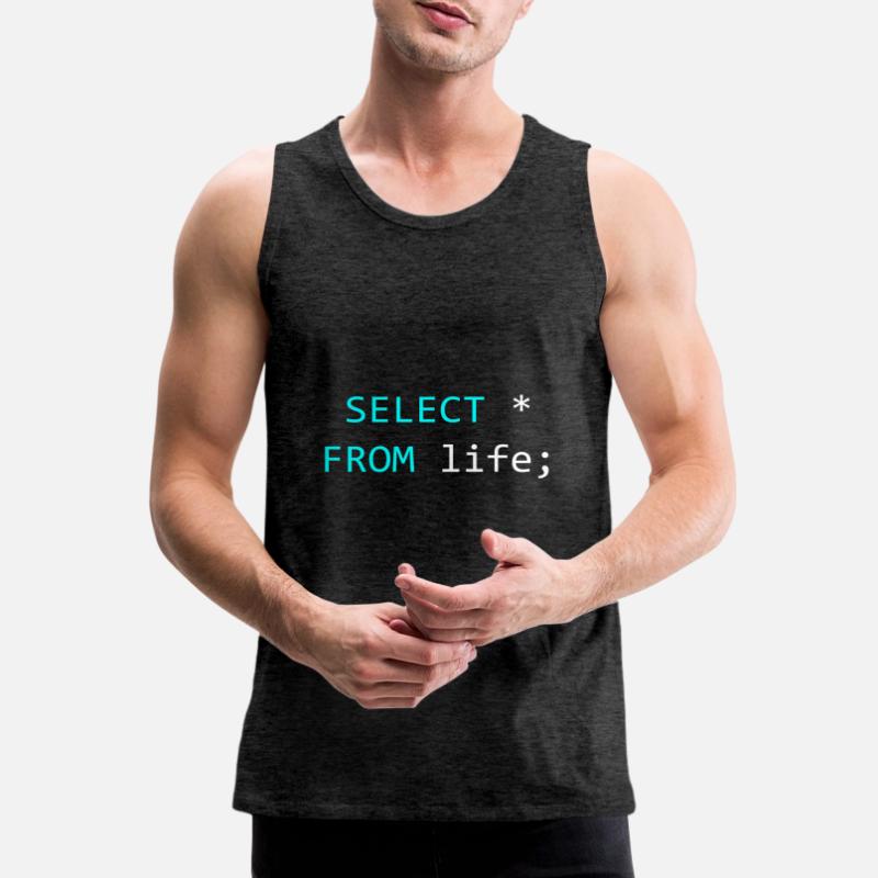 Gift idea for SQL coders Men's Premium Organic Tank Top
